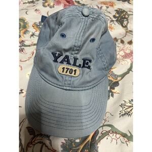 Legacy 92 Yale Bulldogs Cotton Buckle Backstrap Cap Hat - Navy Blue